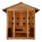 Golden Designs GDI-8125-01  inchGargellen inch 5 Person Hybrid Full Spectrum IR / Traditional Stove Outdoor Sauna  Gallery Image 1