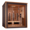 Golden Designs GDI-8223-01  inchVisby inch 3 Person Indoor-Outdoor Hybrid Full Spectrum Sauna  Gallery Image 1