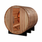 Golden Designs GDI-B024-01  inchZurich inch 4 Person Traditional Barrel Outdoor Sauna Gallery Image 1