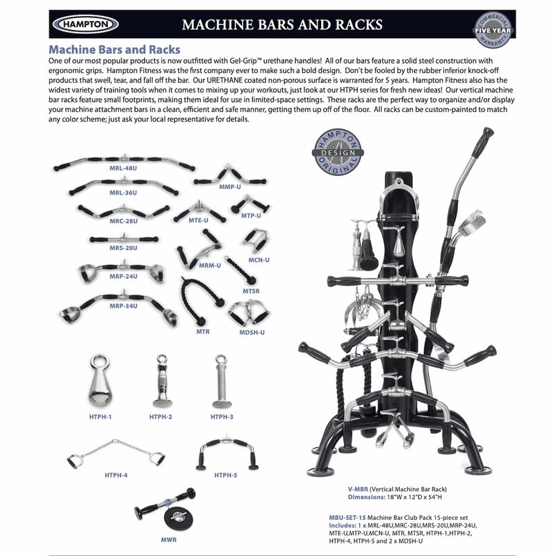 Hampton Fitness Cable Attachment Package
