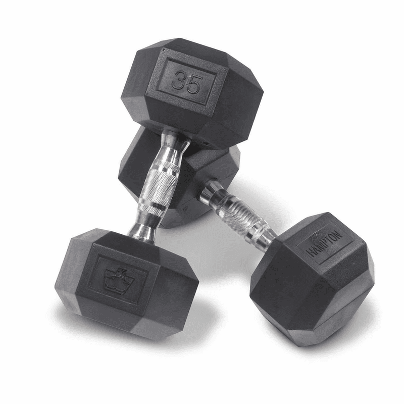 Hampton Urethane DuraBell Dumbbell Set 55100lb