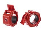 Lock Jaw 2 inch Olympic Barbell Collars - Red