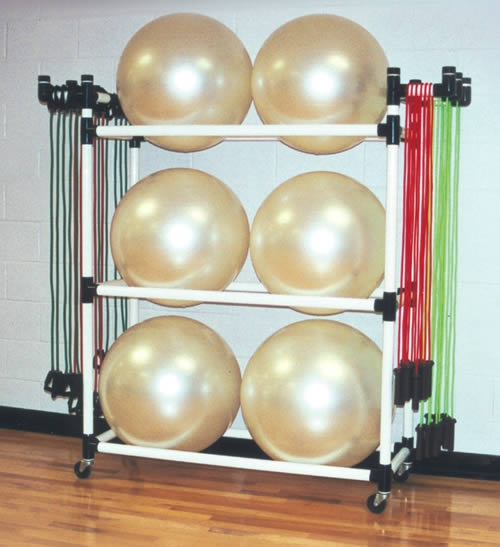 Gym Equipment Diy Exercise Ball Holder Accessory Storage
