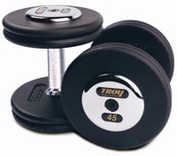 Troy Pro Style Dumbbell Sets Black W/Black End Caps product image