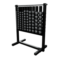 Troy VTX Aerobic Neoprene Dumbbell Set W/ Rack $1,389.99