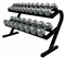 VTX 5-50lb Hex Dumbbells W/Deluxe 2 Tier Rack Gallery Image 1