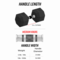 VTX 8 Sided Rubber Encased Dumbbells 5 - 75lb Set Gallery Image 5