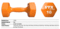 VTX Aerobic Vinyl Dumbbell Set W/Rack Gallery Image 6