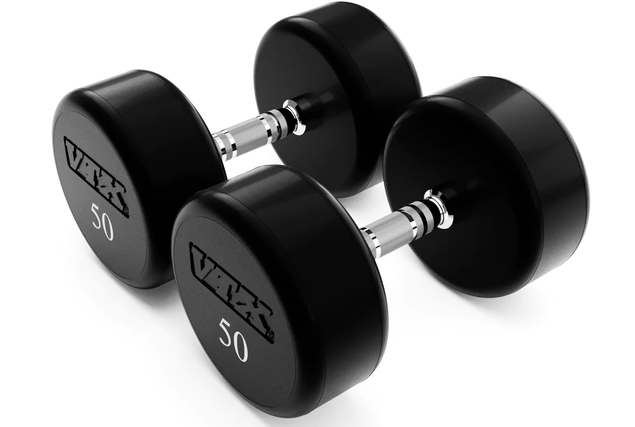 VTX Round Urethane Dumbbells 55-75lb Set
