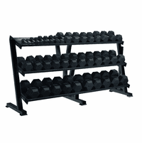York 3 Tier Shelf Dumbbell Rack