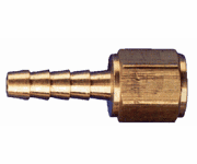 Lead Free Female Dual Seat (SAE) 45 (JIC) 37 Swivel Hose Barb 