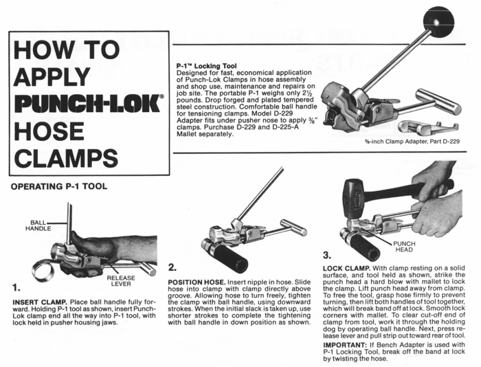Operating the P-1 Tool
