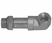 Steel O-Ring Boss Adapters (ORB): 90 Male O-Ring to Female Pipe (Long)