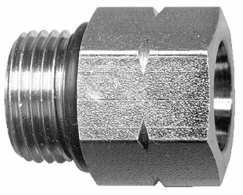 Steel O-Ring Boss Adapters (ORB): Male O-Ring to Female O-Ring
