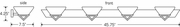 0262 Ultralights Lighting Novus Geometric Bath Bar