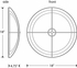 0481 Ultralights Lighting 18-Inch Synergy Wall Mount
