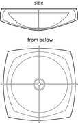 0490-39 Ultralights Lighting 39-Inch Synergy Flush Ceiling Mount