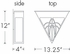 06103 Ultralights Lighting Profiles Triangular Wall Sconce