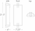 07138 UltraLights Lighting Wall Sconce