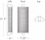 07138 UltraLights Lighting Wall Sconce