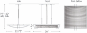 07146 UltraLights Lighting Hanging Fixture
