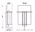 08154 Ultralights Lighting Geos Wall Sconce