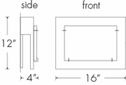 08165 Ultralights Lighting Geos Wall Sconce