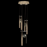 100005-3-333 Fine Art Lighting Aria 16"W Round Pendant with Soft Ombre Bronze Finish
