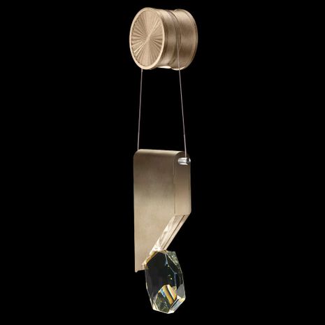 100008-3 Fine Art Lighting Aria 13.5"H Sconce with Soft Ombre Bronze Finish