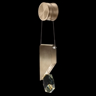 100008-3 Fine Art Lighting Aria 13.5"H Sconce with Soft Ombre Bronze Finish
