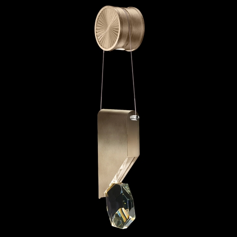 100008-3 Fine Art Lighting Aria 13.5"H Sconce with Soft Ombre Bronze Finish
