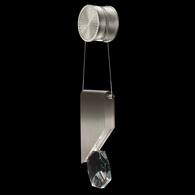100008-4 Fine Art Lighting Aria 13.5"H Sconce with Soft Ombre Silver Finish