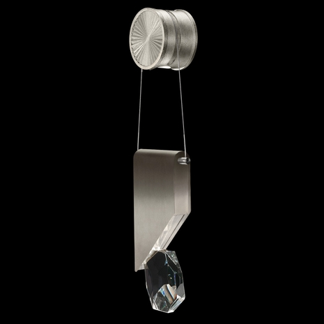 100008-4 Fine Art Lighting Aria 13.5"H Sconce with Soft Ombre Silver Finish