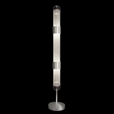 100011-21 Fine Art Lighting Bond 72"H Floor Lamp with Black & Gold/Diamond Blanket Finish