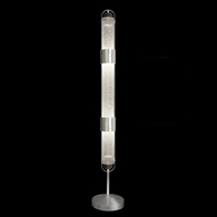 100011-41 Fine Art Lighting Bond 72"H Floor Lamp with Silver/Diamond Blanket Finish