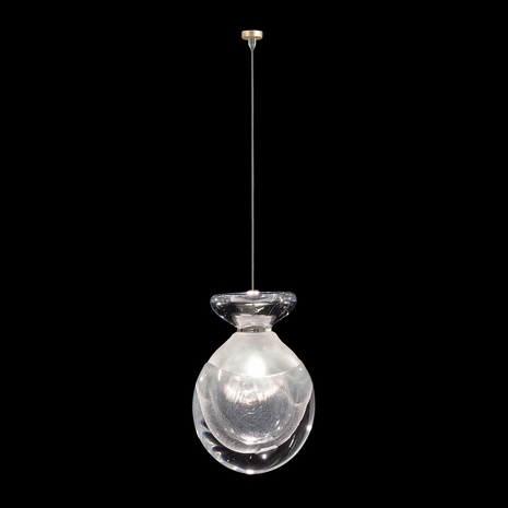 100035-23ST Fine Art Lamps Essence 6.5"W Round Drop Light with Gold Finish