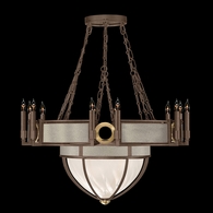 100037-212 Fine Art Lighting Mirage 35.75"W Round Chandelier with Bronze/Brass/Coco Finish
