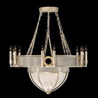 100037-612 Fine Art Lighting Mirage 35.75"W Round Chandelier with Champagne/Brass/Coco Finish