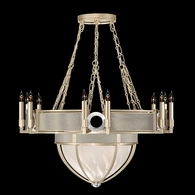 100037-622 Fine Art Lighting Mirage 35.75"W Round Chandelier with Champagne/Nickel/Coco Finish
