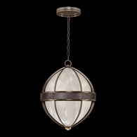 100038-211 Fine Art Lighting Mirage 18.75"W Round Pendant with Bronze/Brass/Pebble Finish