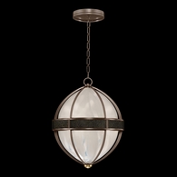 100038-213 Fine Art Lighting Mirage 18.75"W Round Pendant with Bronze/Brass/Black Knight Finish
