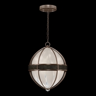 100038-223 Fine Art Lighting Mirage 18.75"W Round Pendant with Bronze/Nickel/Black Knight Finish