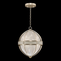 100038-612 Fine Art Lighting Mirage 18.75"W Round Pendant with Champagne/Brass/Coco Finish