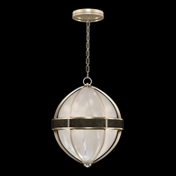 100038-623 Fine Art Lighting Mirage 18.75"W Round Pendant with Champagne/Nickel/Black Knight Finish