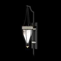 100039-112 Fine Art Lighting Mirage 32.5"H Sconce with Black Iron/Brass/Coco Finish