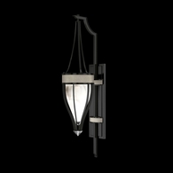 100039-122 Fine Art Lighting Mirage 32.5"H Sconce with Black Iron/Nickel/Coco Finish