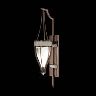 100039-222 Fine Art Lighting Mirage 32.5"H Sconce with Bronze/Nickel/Coco Finish