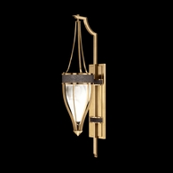 100039-311 Fine Art Lighting Mirage 32.5"H Sconce with Gold Leaf/Brass/Pebble Finish