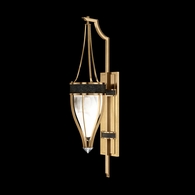 100039-323 Fine Art Lighting Mirage 32.5"H Sconce with Gold Leaf/Nickel/Black Knight Finish