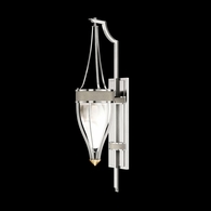 100039-412 Fine Art Lighting Mirage 32.5"H Sconce with Silver Leaf/Brass/Coco Finish